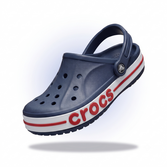 Crocs Casual Bayaband (Navy Blue - Red)