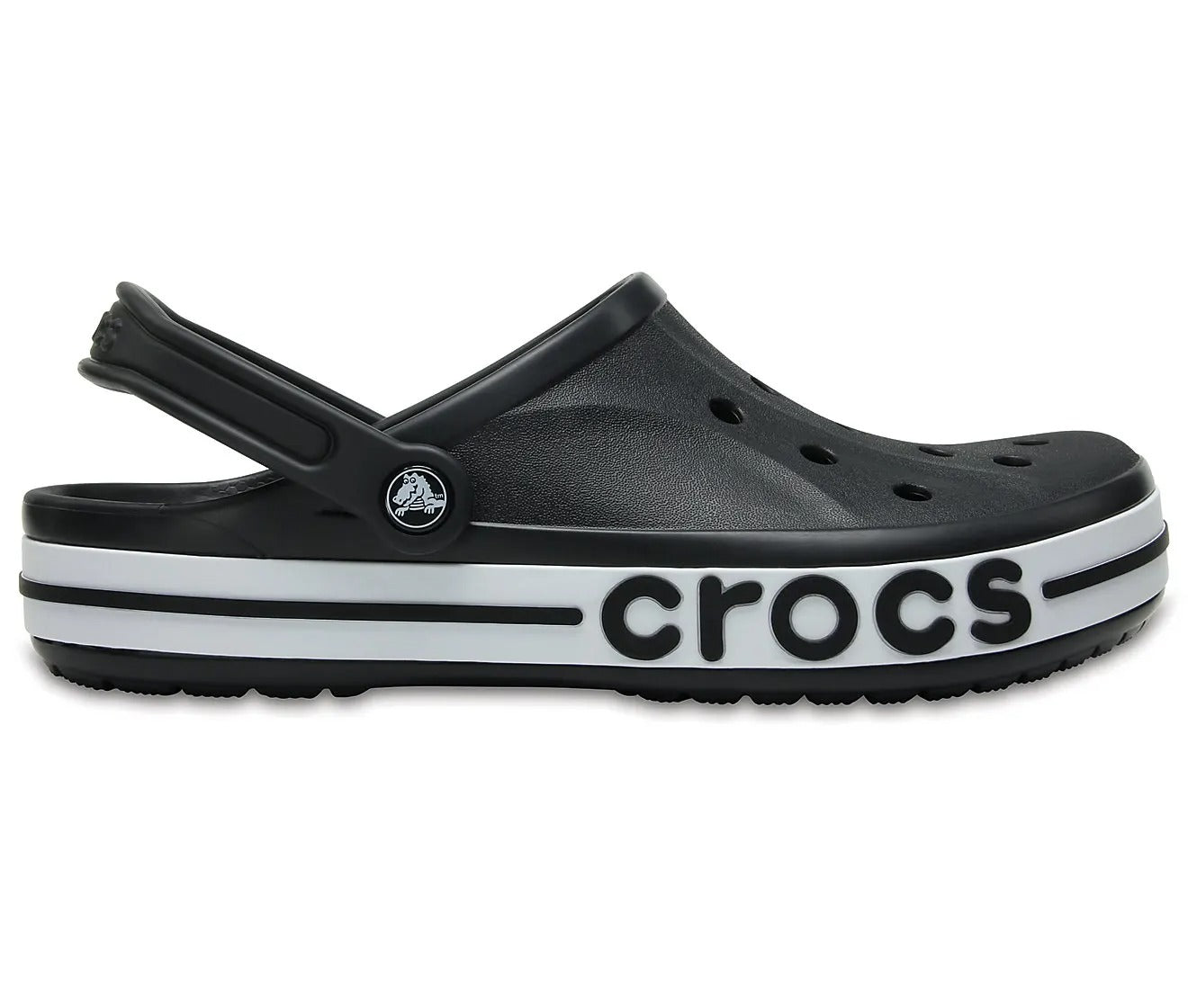 Crocs Casual Bayaband (Black - White)