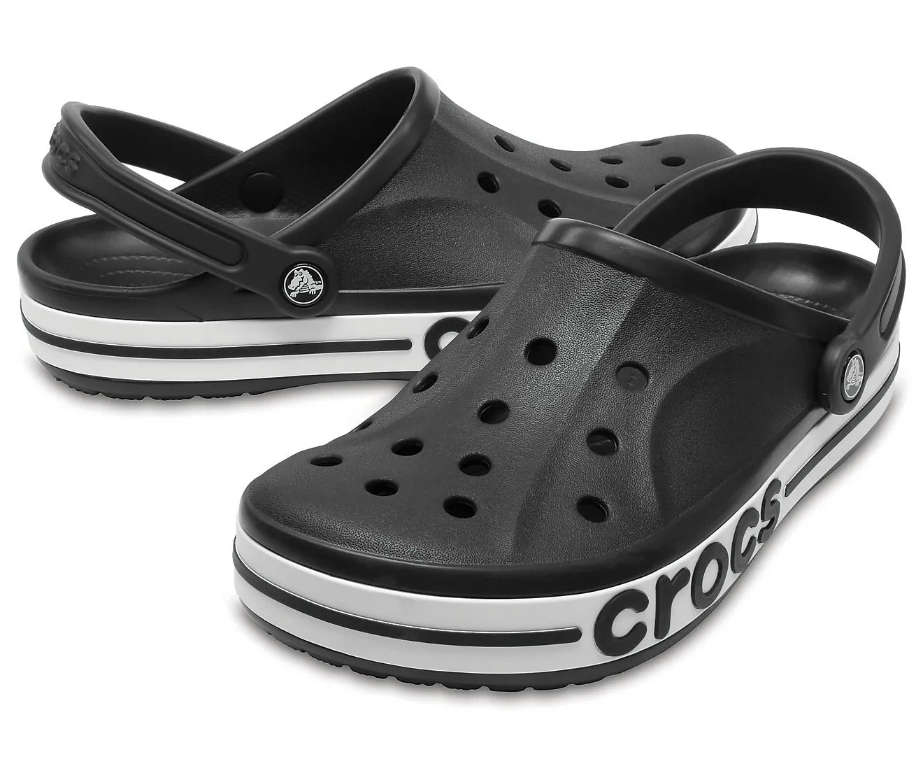 Crocs Casual Bayaband (Black - White)