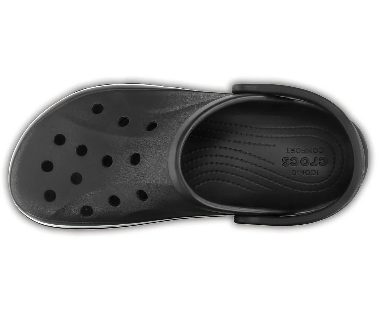 Crocs Casual Bayaband (Black - White)